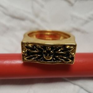 Ing Gold and Black Men's Ring